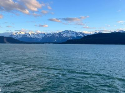 Alaska Cruise Holland America Line Fjord zonsondergang