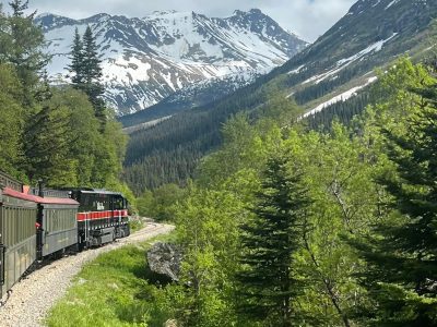 Alaska Cruise Holland America Line Yukon White Pass Train Skagway