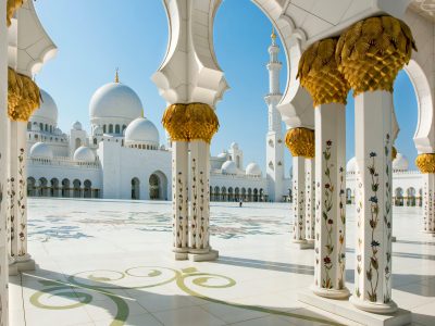 Grand Mosque in Abu Dhabi.