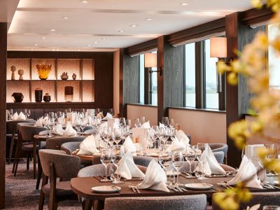 Kerstmarktcruise Viva Cruises restaurant Viva One Thalassa Reizen Staelens